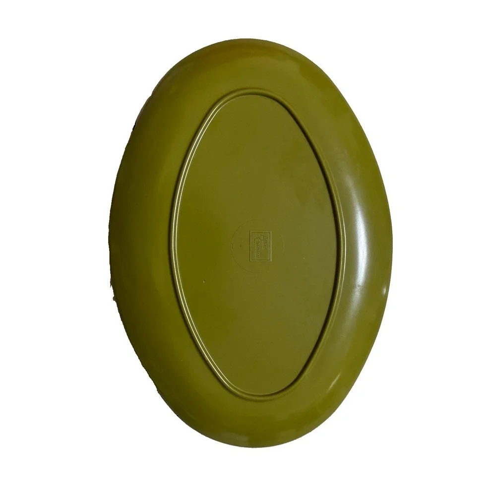 Oval Serving Platter Plastic Melmac Melamine Allied Chemical 12x8.25
